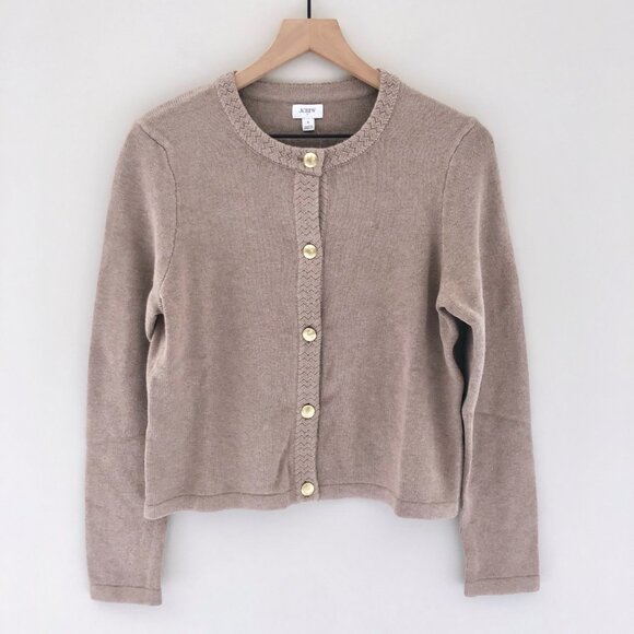 NWT J.Crew Factory Cotton Cardigan Sweater Lady Jacket - Picture 4 of 7